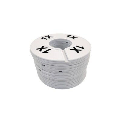 Nahanco Size 1X Plastic Dividers, White (CWB1X)