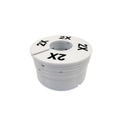 Nahanco Size 2X Plastic Dividers, White (CWB2X)