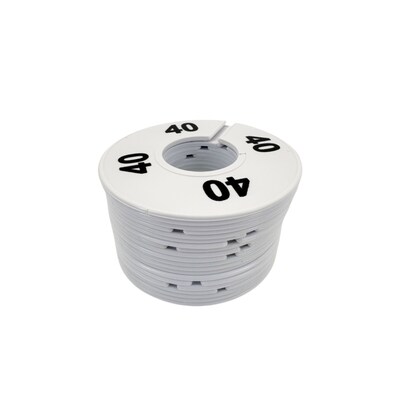 Nahanco Size 40 Plastic Dividers, White (CWB40)