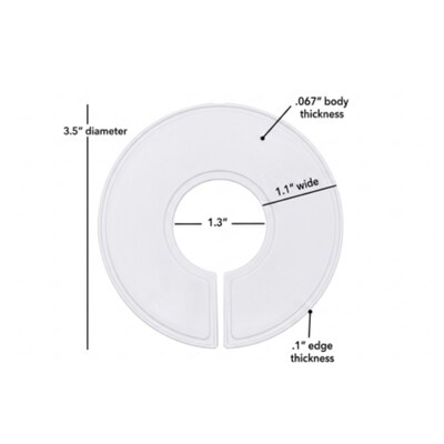 Nahanco Size 28 Plastic Dividers, White (CWB28)