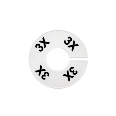 Nahanco Size 3X Plastic Dividers, White (CWB3X)