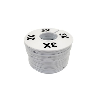 Nahanco Size 3X Plastic Dividers, White (CWB3X)