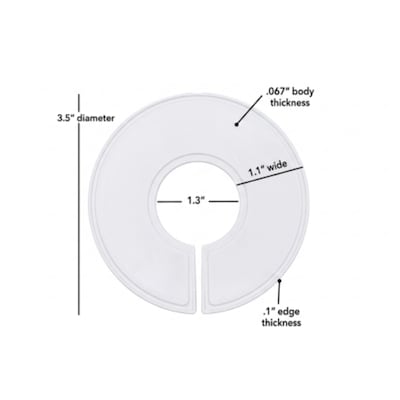 Nahanco Size 36 Plastic Dividers, White (CWB36)