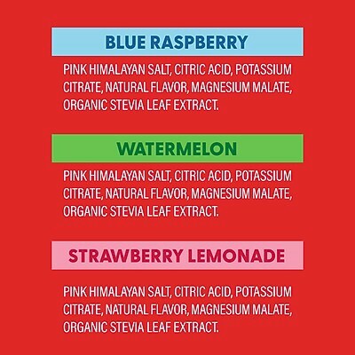Waterboy Sugar Free Daily Hydration Electrolyte Drink Mix Variety Pack, 3.23 oz., 30/Pack (WTB37473)