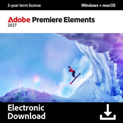 Adobe Premiere Elements 2027 for 1 User, Windows & Mac, Download (ADO951800V268)