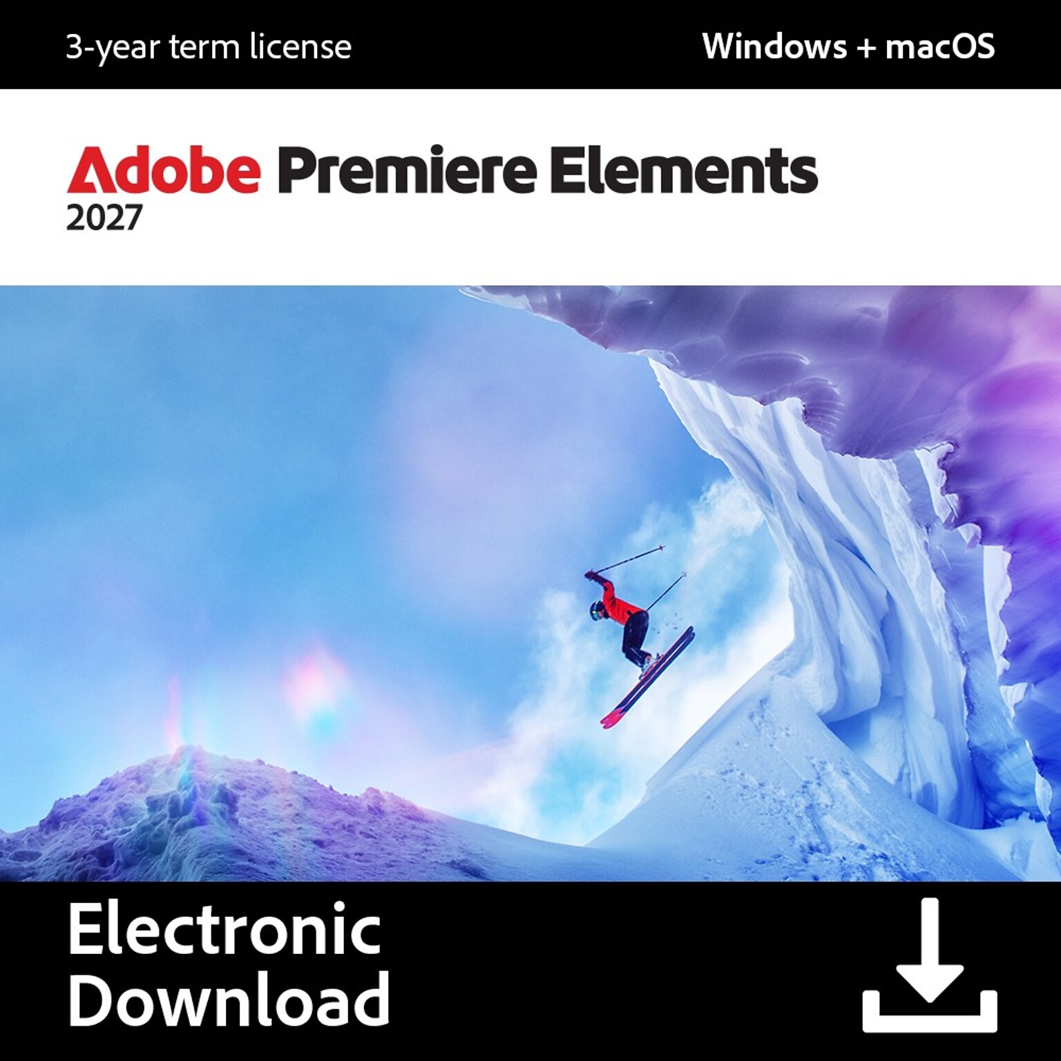 Adobe Premiere Elements 2027 for 1 User, Windows & Mac, Download (ADO951800V268)