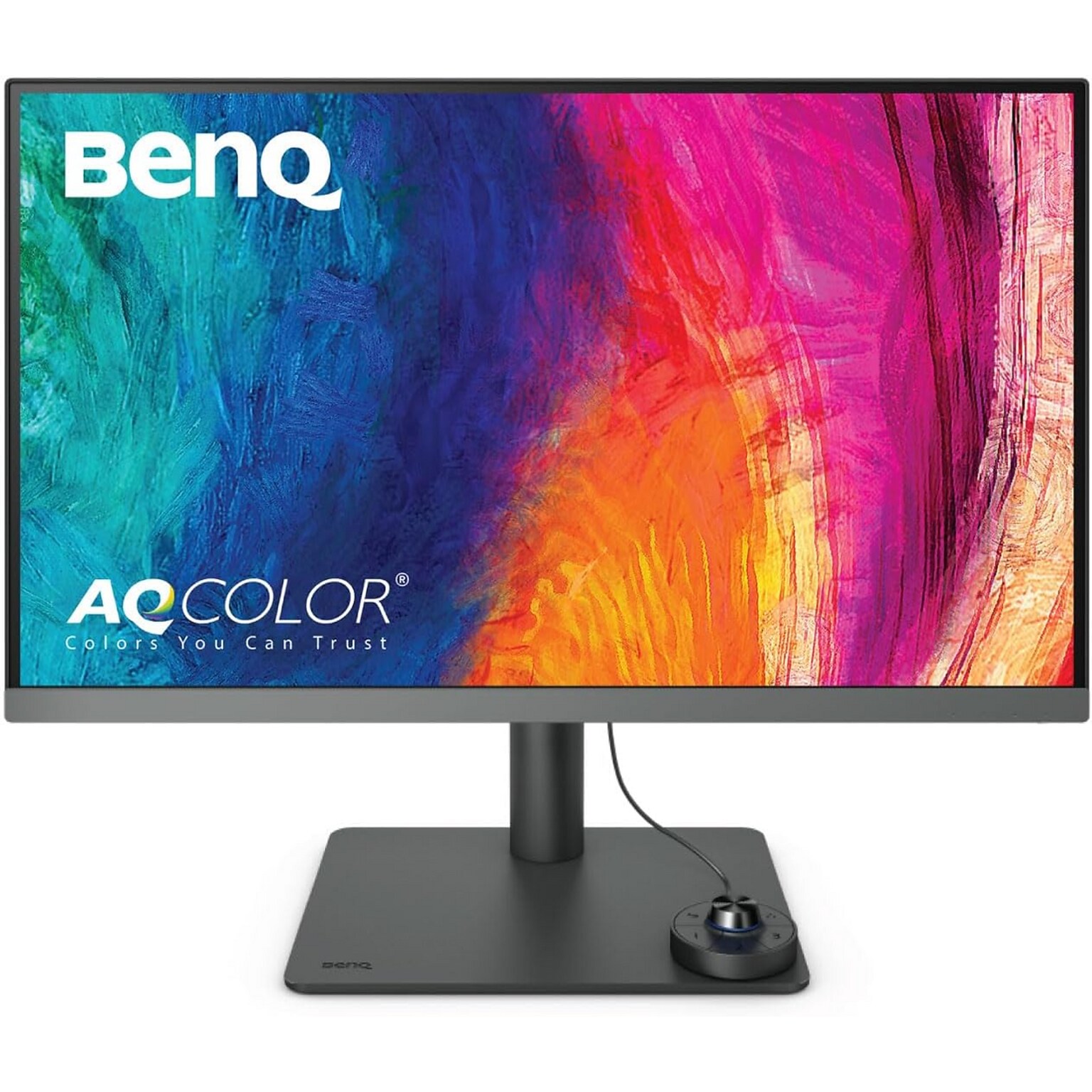 BenQ PD2706U Professional  27 Curved 4K UHD 60Hz LCD Monitor, HDR10, Adjustable, Black