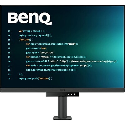 BenQ RD280UA Programming 28.2 Curved 4K UHD 60Hz LED Adaptive-Sync Monitor, HDR10, Height-Adjustable, Black