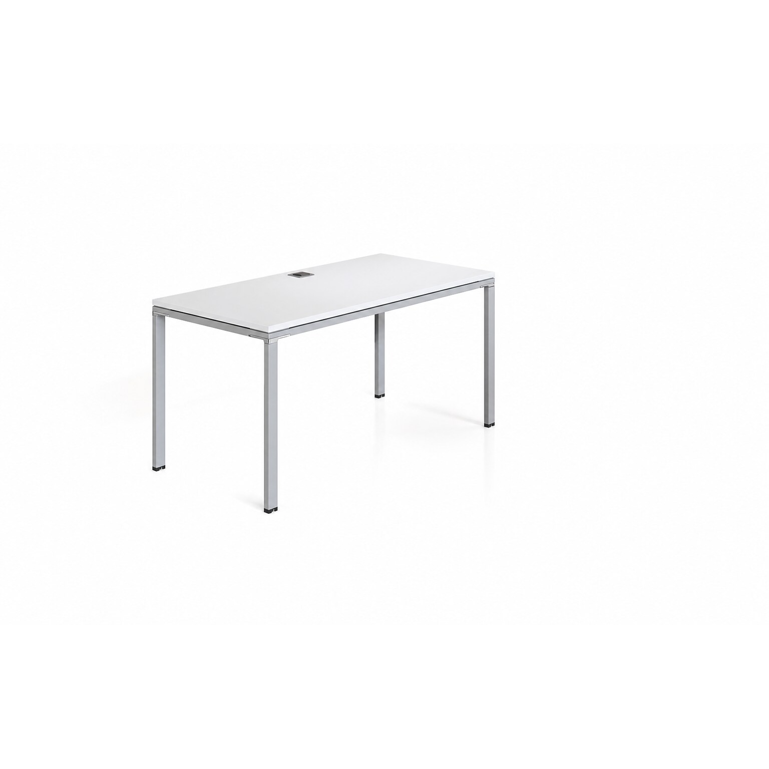 Boss Office Products Simple System 60W Desk, White (SGSD001-101-WT)