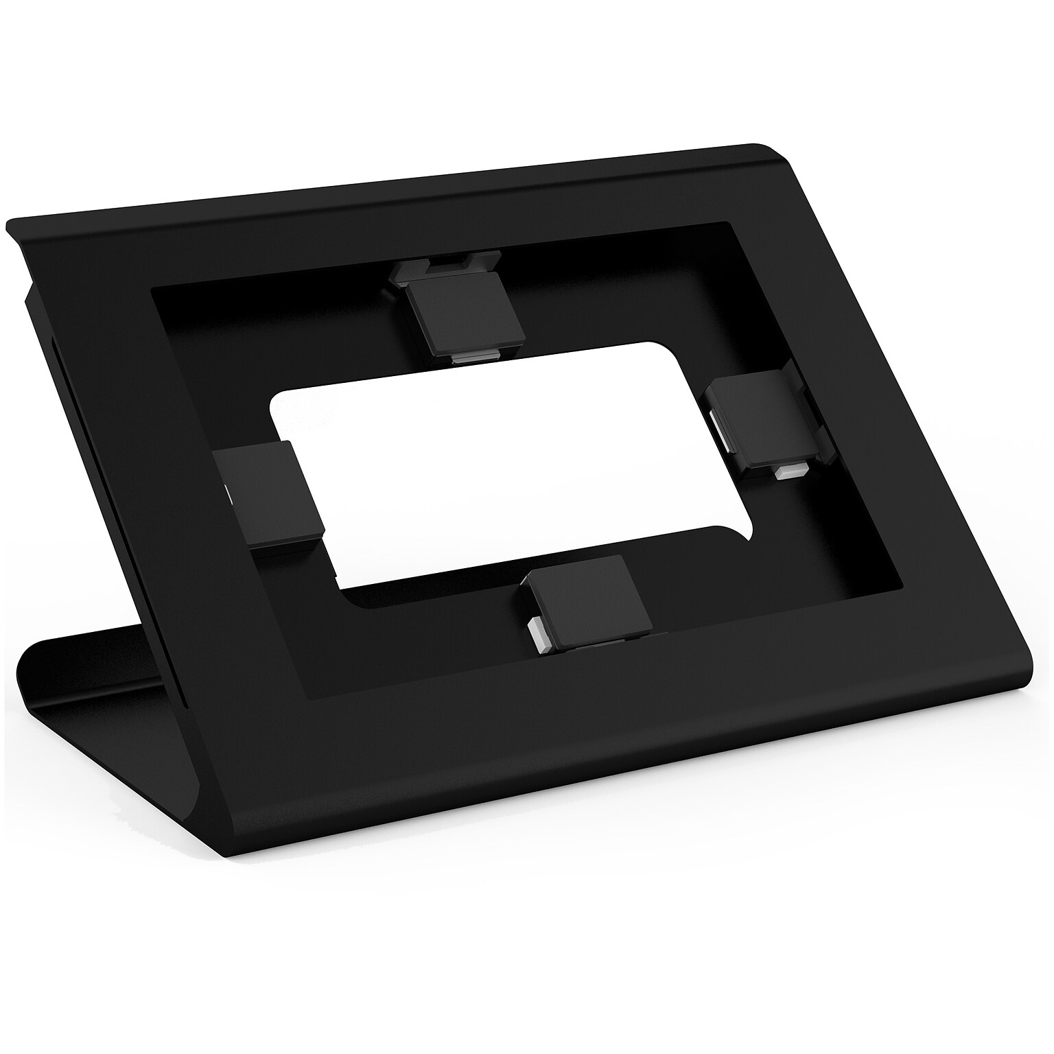 Mount-It! Universal Tablet Kiosk Stand for 10.2-11 Tablets with 360° Rotating Base, Holds up to 20 lbs., Black (MI-3895BLK)
