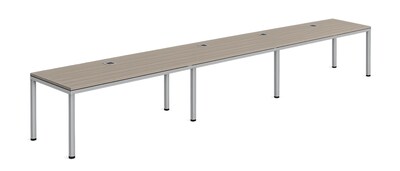 Boss Office Products Simple System 48W Desk, Driftwood, 3/Set (SGSD030-110)