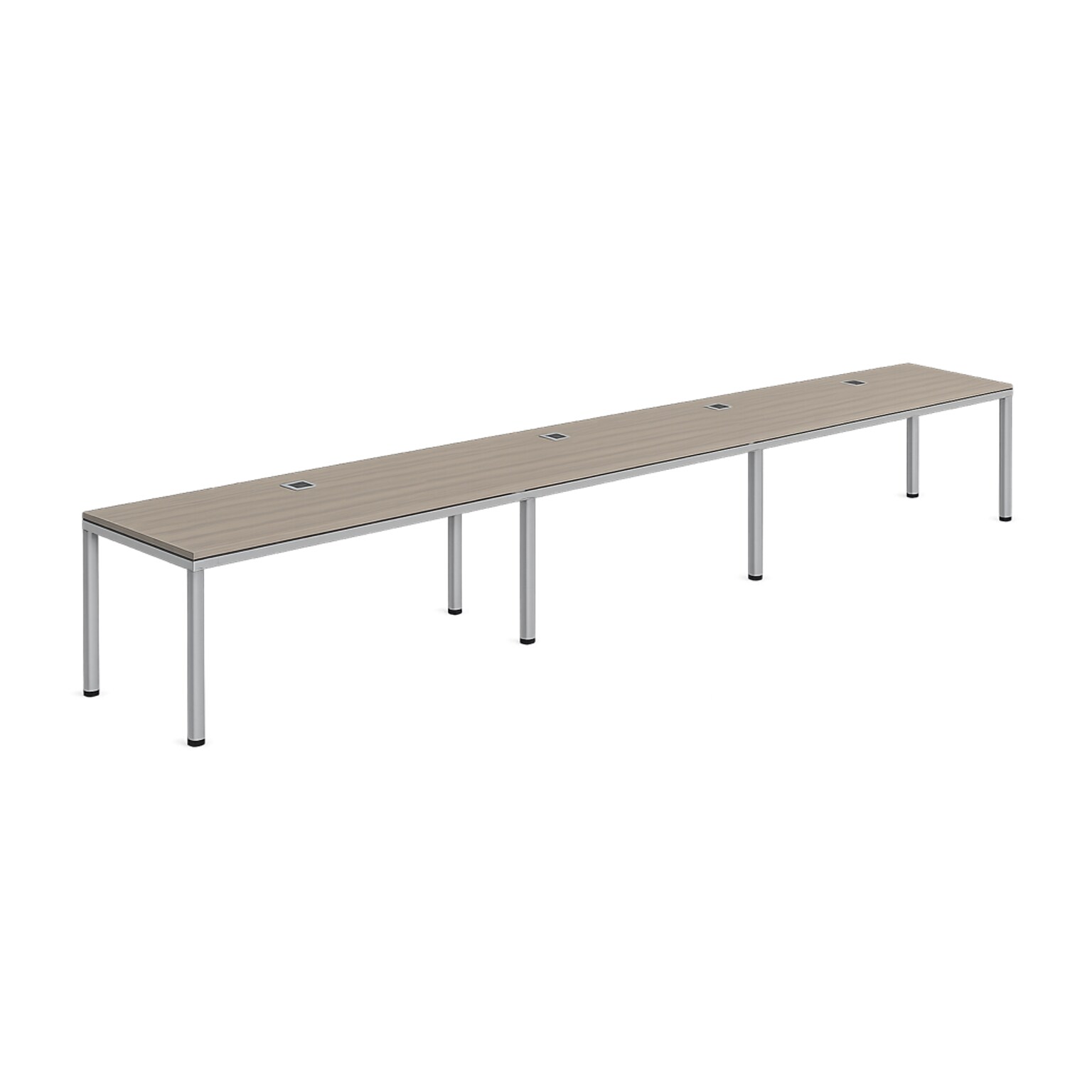 Boss Office Products Simple System 60W Desk, Driftwood, 3/Set (SGSD030-101)