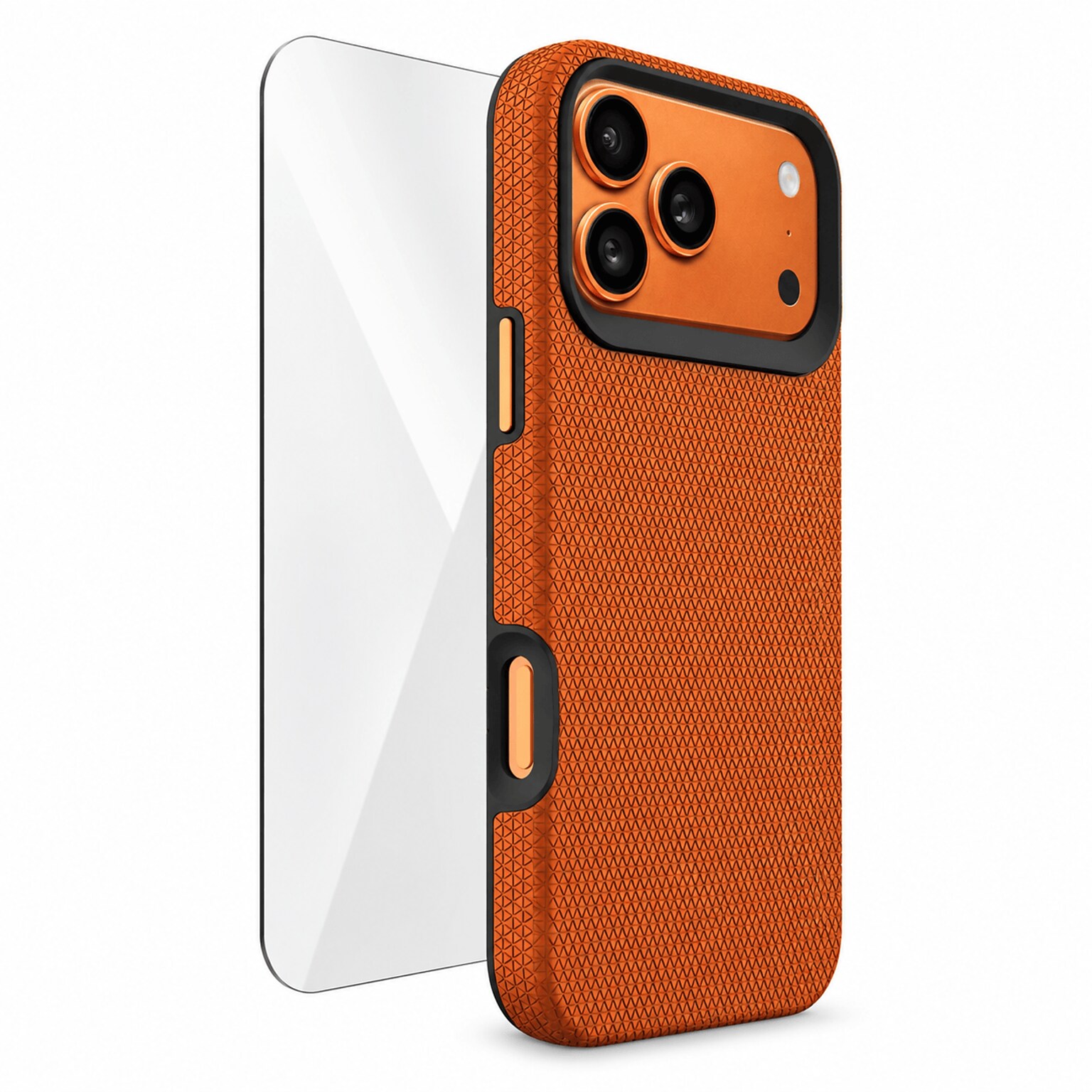 SaharaCase Armor Series Phone Case for iPhone 18 Pro Max, Shock Absorbing, Orange (CP01197)
