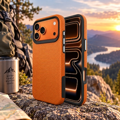 SaharaCase Armor Series Phone Case for iPhone 18 Pro Max, Shock Absorbing, Orange (CP01197)
