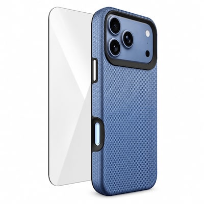SaharaCase Armor Series Phone Case for iPhone 18 Pro Max, Shock Absorbing, Light Blue (CP01194)