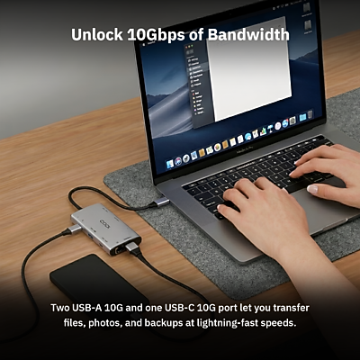 CODi 7-in-1 Multi-Port Hub Docking Station for Laptop (HB007-1)