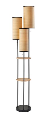 Adesso Trio Collection 68.5 Incandescent Floor Lamp, Antique Brass (4305-12)