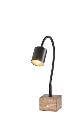 Adesso Rutherford Collection 19 LED Table Lamp, Black (3965-01)