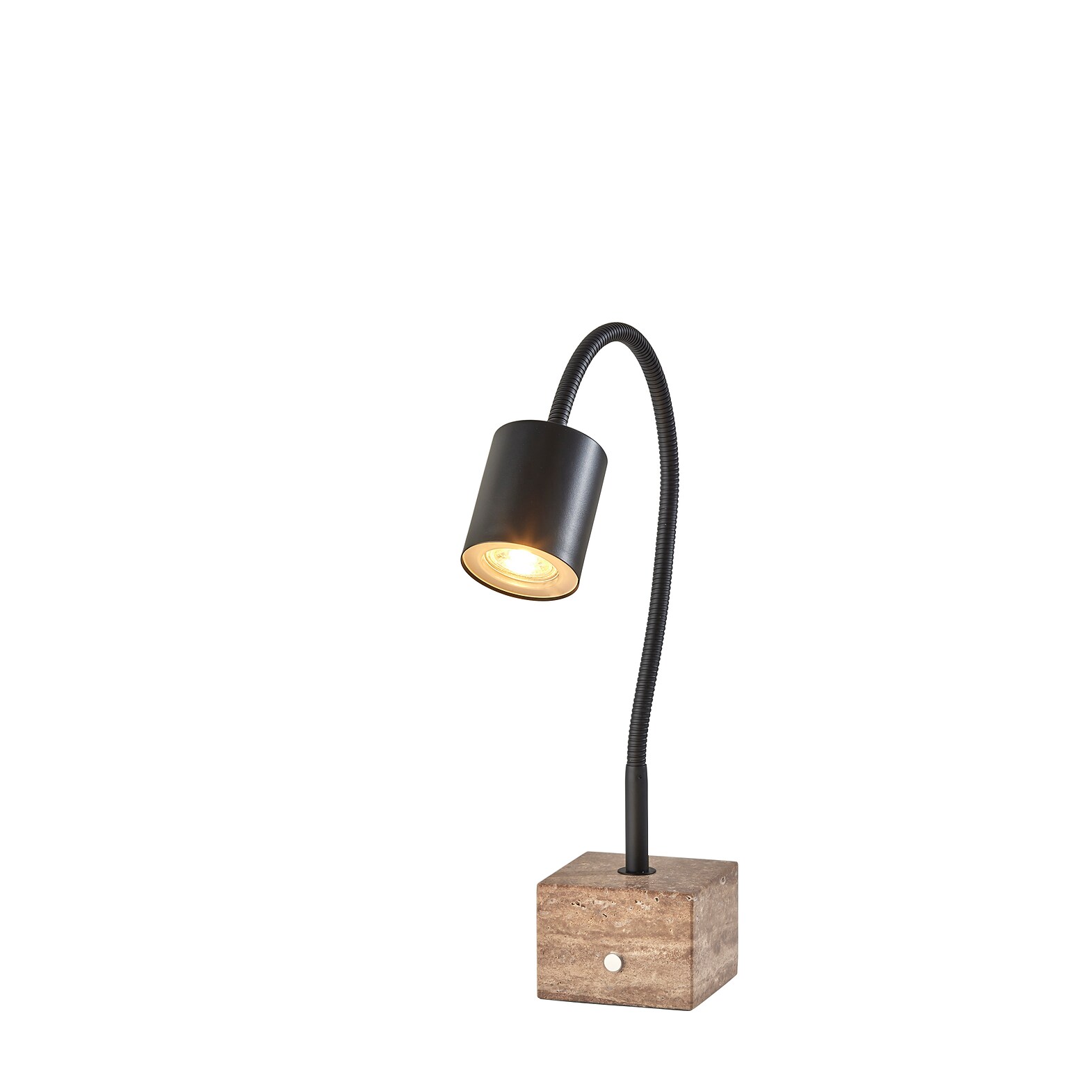 Adesso Rutherford Collection 19 LED Table Lamp, Black (3965-01)