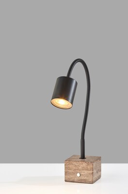 Adesso Rutherford Collection 19 LED Table Lamp, Black (3965-01)