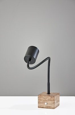 Adesso Rutherford Collection 19" LED Table Lamp, Black (3965-01)