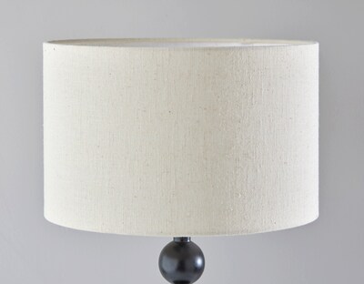 Adesso Orchard Collection 28.25" Incandescent Table Lamp, Black/Beige (3931-01)