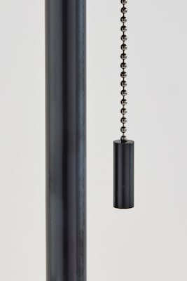 Adesso Gardner Collection 24.5" Incandescent Table Lamp, Black (3869-01)
