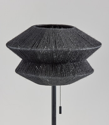 Adesso Gardner Collection 24.5" Incandescent Table Lamp, Black (3869-01)