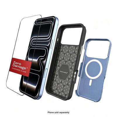 SaharaCase Armor Series Phone Case for iPhone 18 Pro, Shock Absorbing, Light Blue (CP01174)