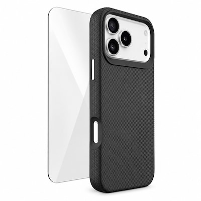 SaharaCase Armor Series Phone Case for iPhone 18 Pro, Shock Absorbing, Black (CP01173)