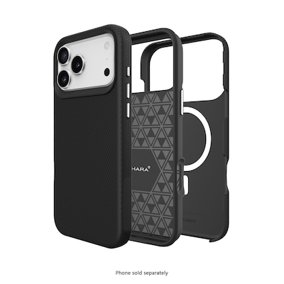 SaharaCase Armor Series Phone Case for iPhone 18 Pro, Shock Absorbing, Black (CP01173)