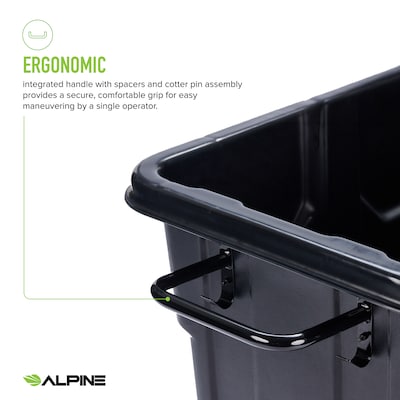Alpine Industries Tilt Truck, 1/2 Cubic Yard, Black (500-12850-NR-BLK)