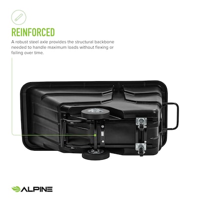 Alpine Industries Tilt Truck, 1/2 Cubic Yard, Black (500-12850-NR-BLK)