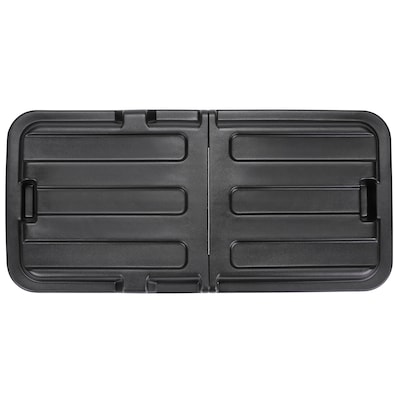 Alpine Industries Hinged Tilt Truck Lid, 1/2 Cubic Yard, Black, (500-12HL-BLK)
