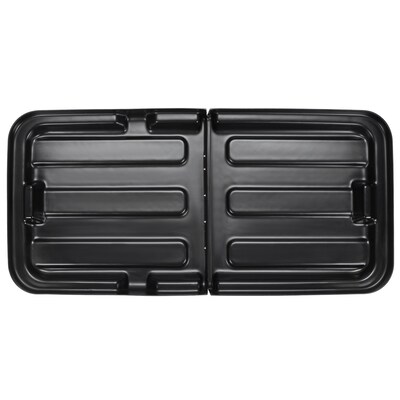 Alpine Industries Hinged Tilt Truck Lid, 1/2 Cubic Yard, Black, (500-12HL-BLK)