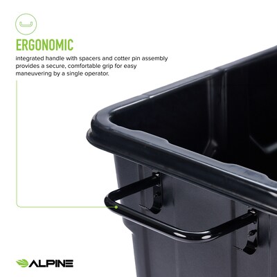 Alpine Industries Tilt Truck, 1/2 Cubic Yard, Black (500-12450-NRF-BLK)