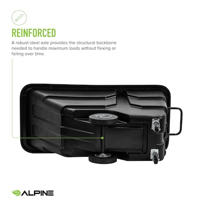 Alpine Industries Tilt Truck, 1/2 Cubic Yard, Black (500-12450-NRF-BLK)