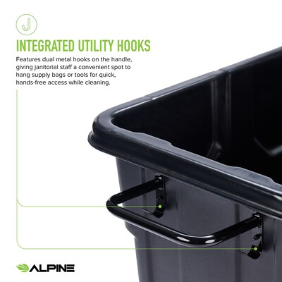 Alpine Industries Tilt Truck, 1/2 Cubic Yard, Black (500-12450-NRF-BLK)