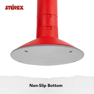 Storex Plastic Kids Wiggle Stool, Red (STX00324U01C)