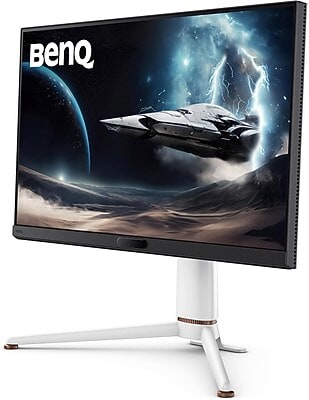 BenQ MOBIUZ 27 4K UHD IPS 165Hz AMD FreeSync Gaming Monitor, Built-In Speaker, Height Adjustable, White (EX271U)