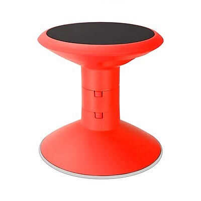 Storex Plastic Kids Wiggle Stool, Red (STX00302U01C)
