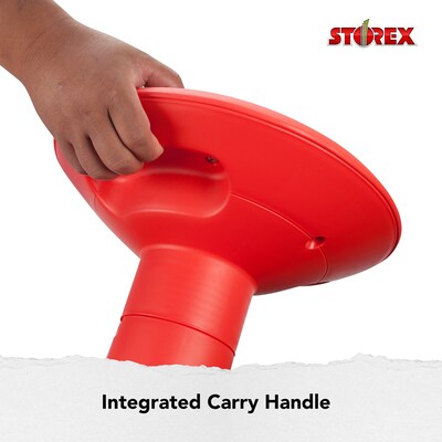 Storex Plastic Kids Wiggle Stool, Red (STX00302U01C)