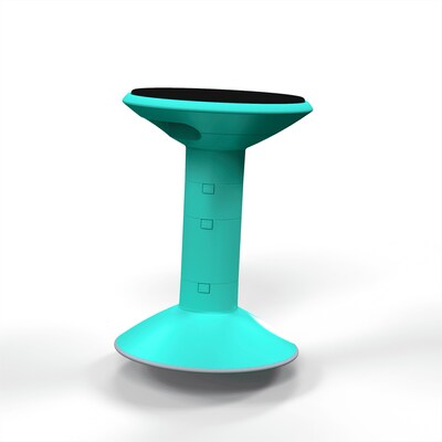 Storex Plastic Kids Wiggle Stool, Teal (STX00306U01C)