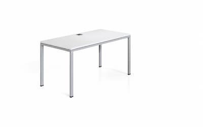 Boss Office Products Simple System 48W Desk, White (SGSD001-110-WT)