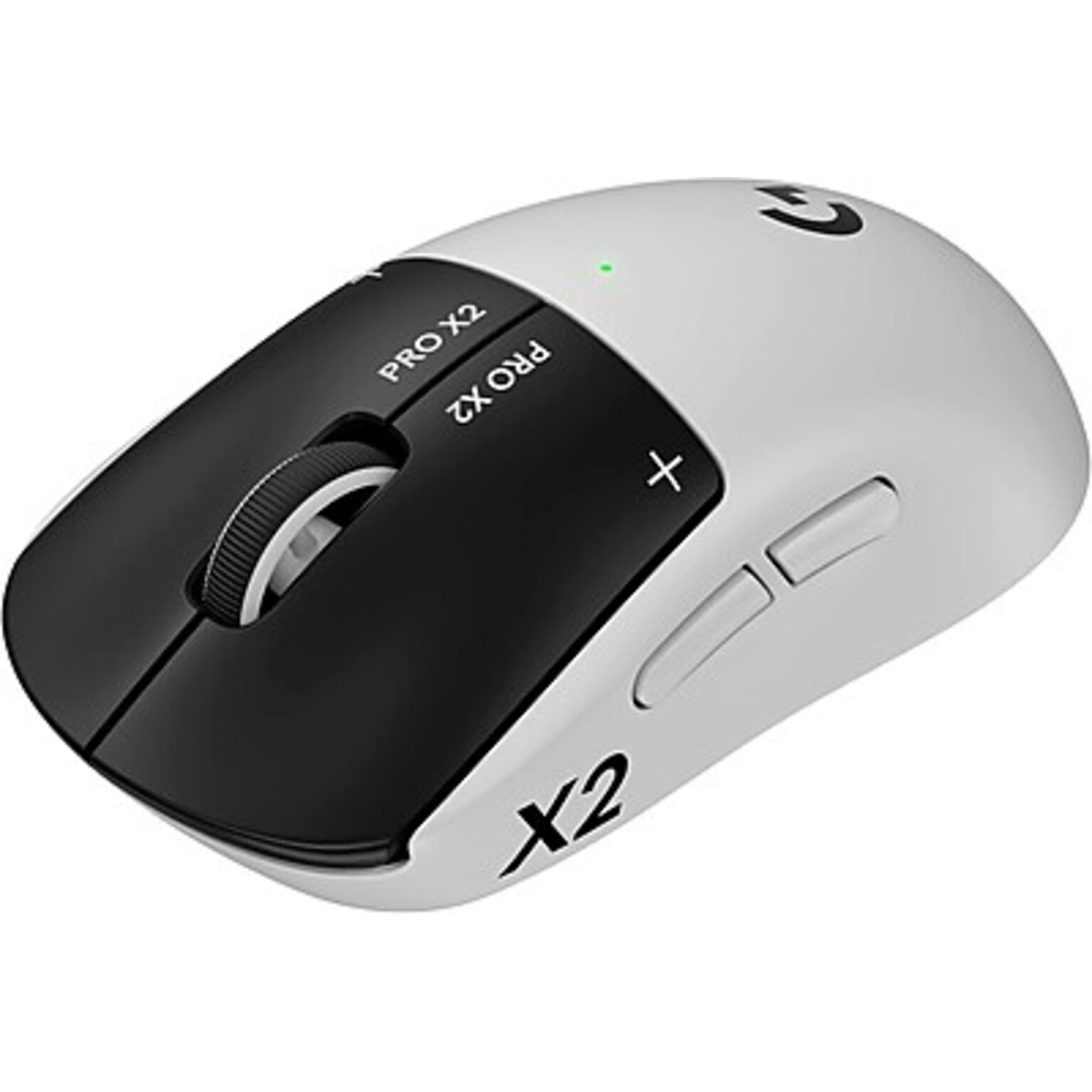 Logitech G PRO X2 Wireless Ambidextrous Optical 2.4 GHz USB-C Mouse, White (910-007700)