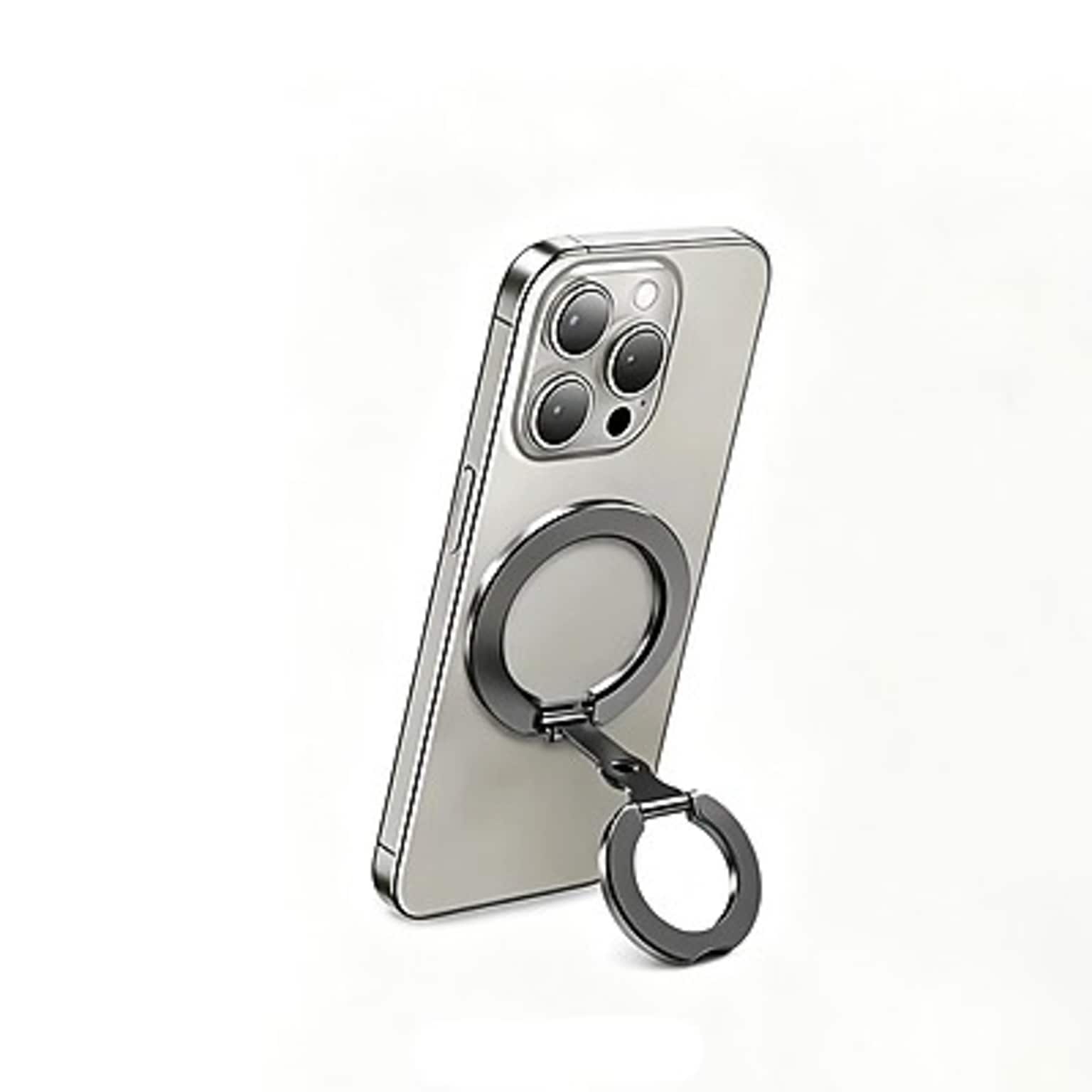 SaharaCase MagSafe Dual-Sided Magnetic Ring Grip and Kickstand, Black (CP01209)