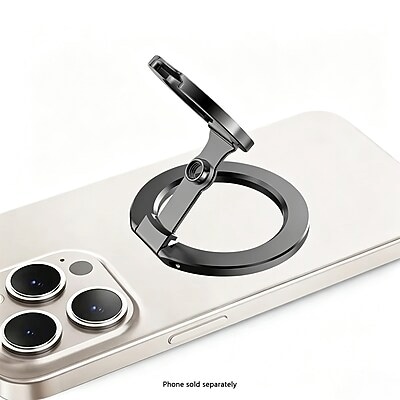 SaharaCase MagSafe Dual-Sided Magnetic Ring Grip and Kickstand, Black (CP01209)