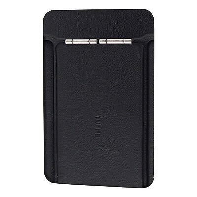 TUFF8 3-Piece Basic Protection Starter Bundle for iPhone 18 Pro with Foldable Origami Wallet Stand, Clear/Black (KITLIB18PRO10)