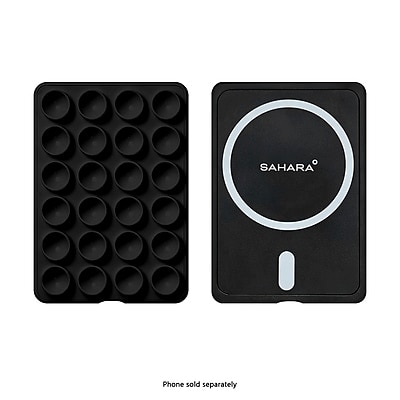 SaharaCase MagSafe Magnetic Suction Cup Phone Mount with Adapter Ring, Black, (CP01212)
