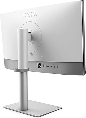 BenQ PD2730S 27 5K UHD IPS 60Hz Professional Monitor, HDR10, Built-In Speaker, Height Adjustable, White